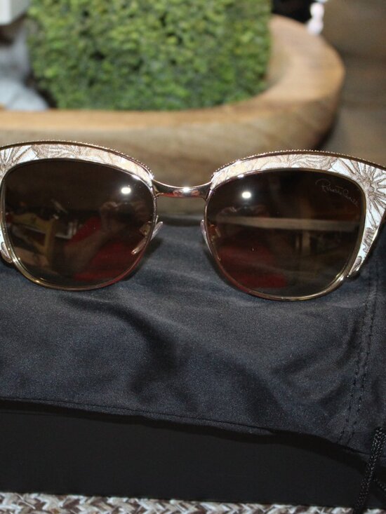 NWOT Roberto Cavalli cat eye laser cut frame 973 S Women\'s Sunglasses FABULOUS!! main image 9
